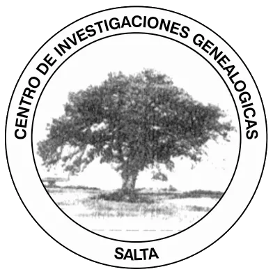 <b>Centro de Investigaciones Genealógicas de Salta</b>, Número 01 (no disponible)