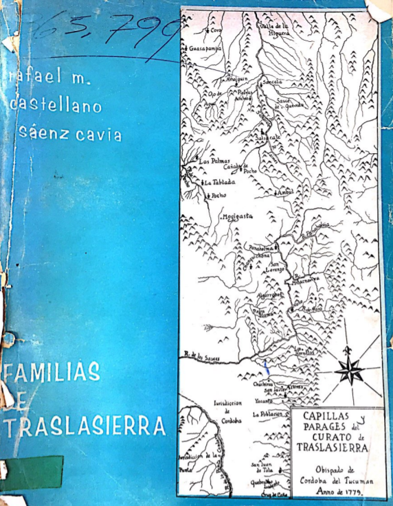 <b>Familias de Traslasierra, jurisdicción de Córdoba</b>